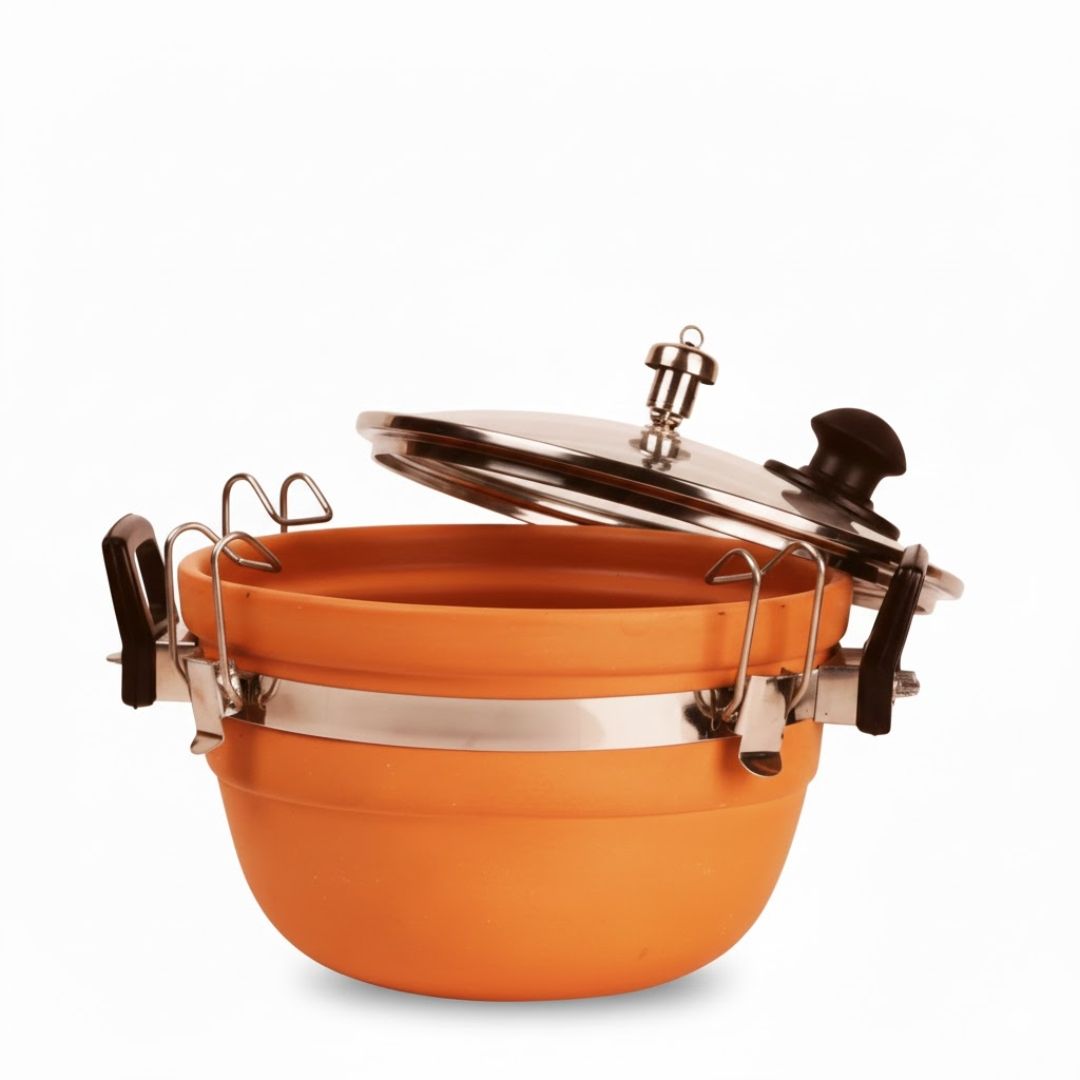 Handmade Clay Cooker for Eco-Friendly Cooking - 008